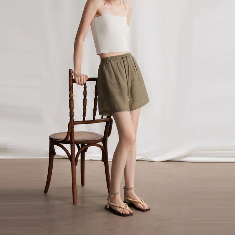 ELLE Casual Shorts Women's Coffee-2