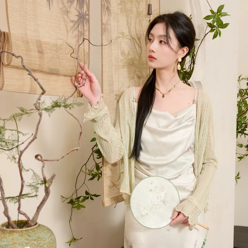 3COLOUR Knitwear Women's Light Gray Green-4