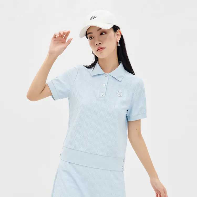 SHUIYUNJIAN T Shirt Women's Light Blue-2