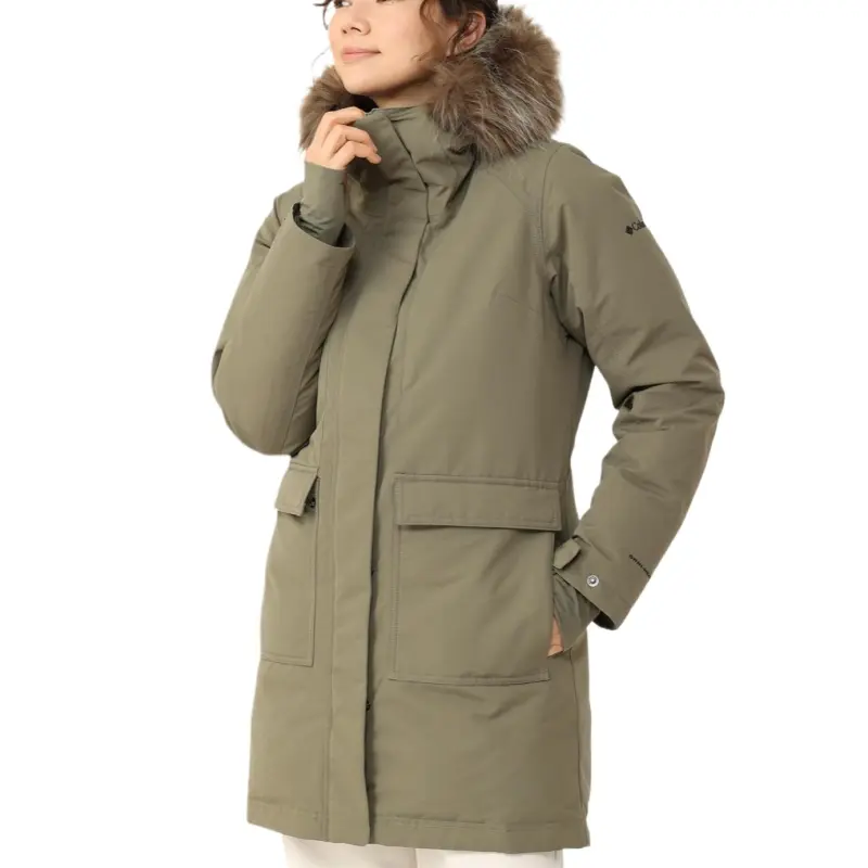 Columbia Omnitech Little Si™ Jacket Women's Stone Green-2
