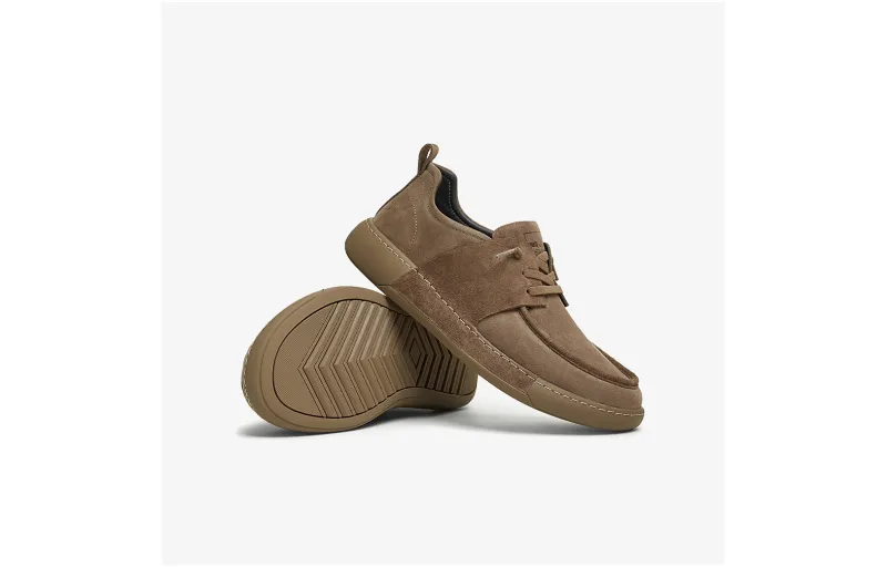 BASTO Men's Casual Shoes Men Low Top Coffee-4