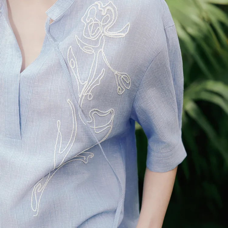 ELLE Shirts Women's Stripes-5
