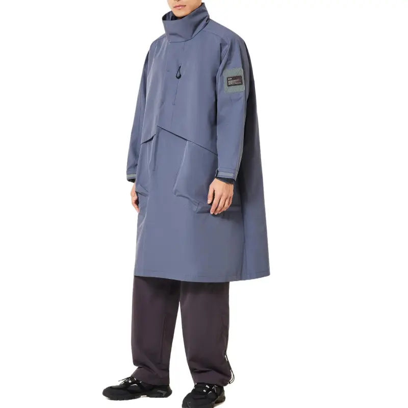 Oakley Trench Coats Men Blue-6