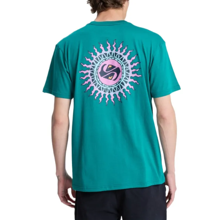 Quiksilver EV Beach Blast T Shirt Men's Turquoise-3