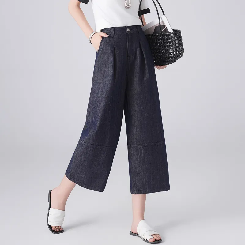 TERRE BLEUE Jeans Women's Dark Blue-4
