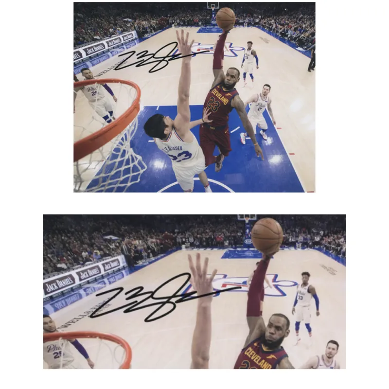 Yi Shot Basketball Fan Supplies Includes Certificate Framed For Collecting Black Unisex-1