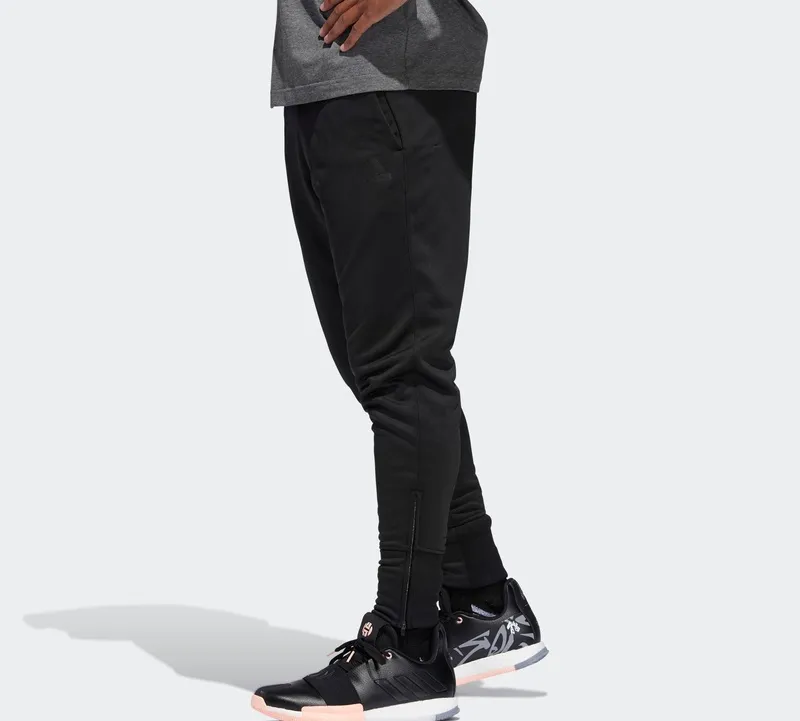 Adidas Knitted Sweatpants Men Black-4