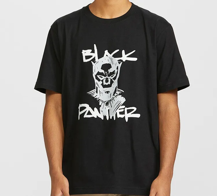 UNIQLO Straight T Shirt Unisex Black-1