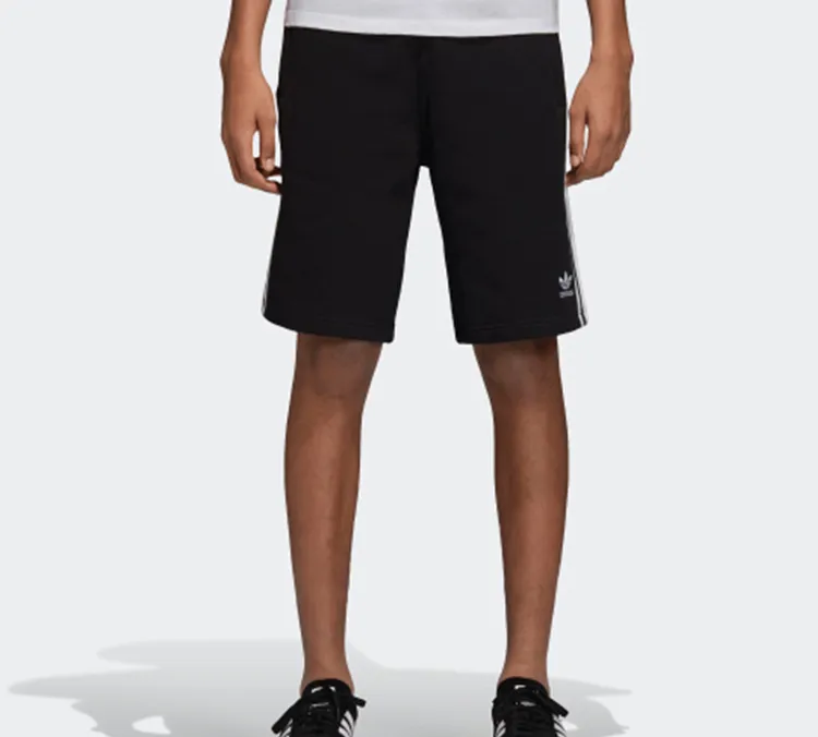 Adidas Originals 3 Stripe Casual Shorts Men Black-4
