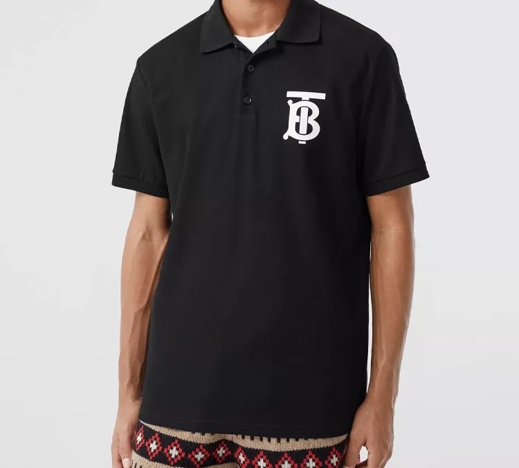 Burberry Tb Motif Polo Shirt-1