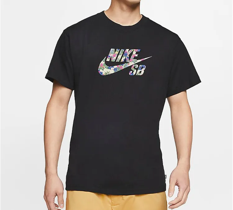 Nike T Shirts Men Black-2