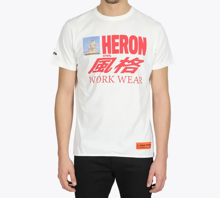 HERON PRESTON T Shirts Men White-2