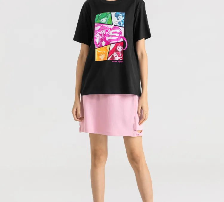 Skechers SS20 Straight T-Shirt Women's Pitch Black-2