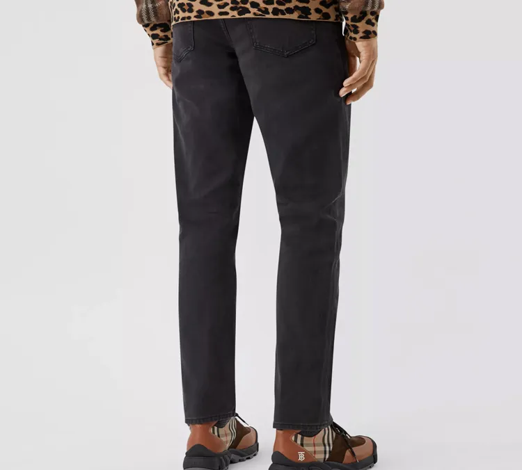 Burberry Jeans Men Black-2