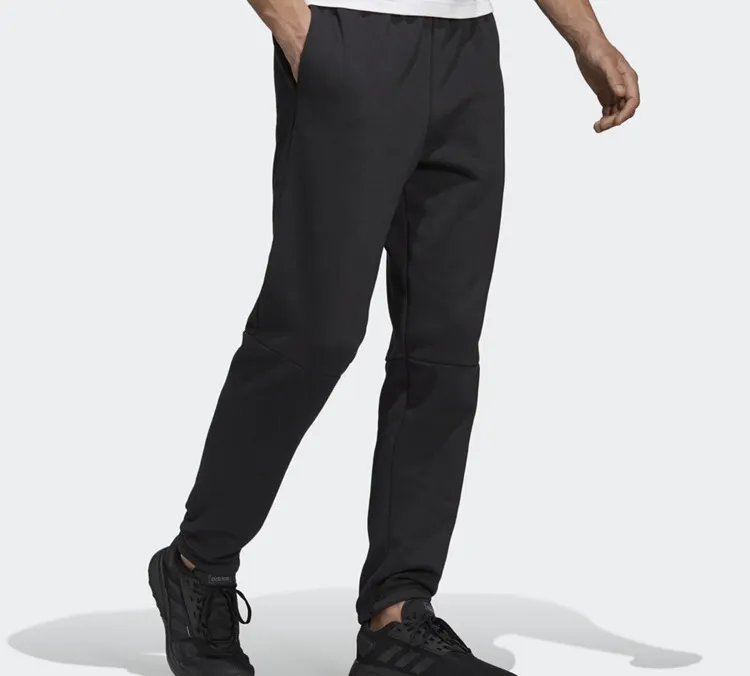 Adidas Knitted Sweatpants Men Black-3