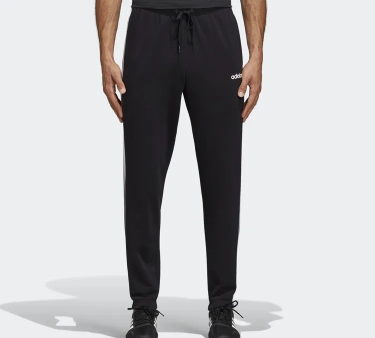 Adidas Knitted Sports Pants Men's Black-4
