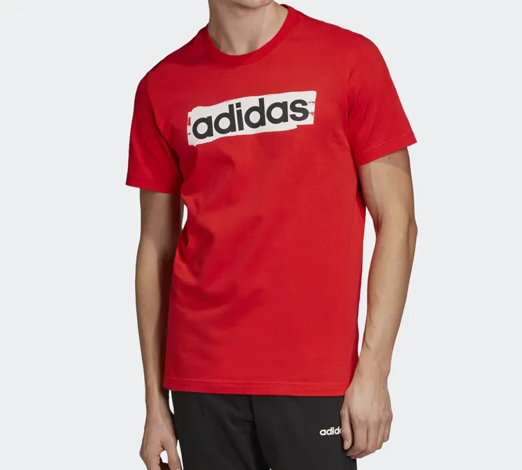 Adidas T Shirts Men Red-2