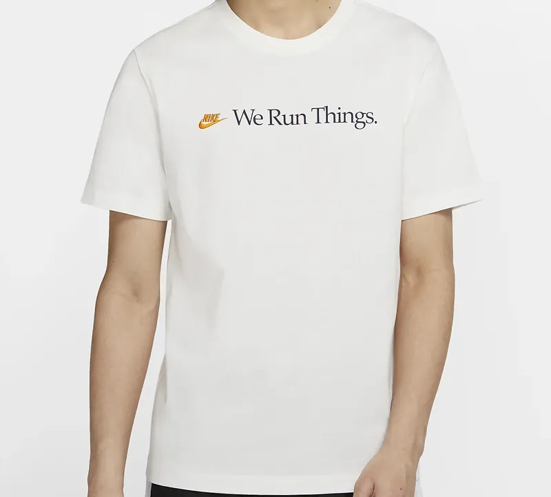 Nike T Shirts Men White-2