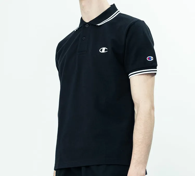 Champion Polo Shirts Men Black-2