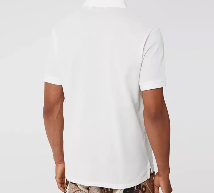 Burberry Polo Shirt Men's White-3
