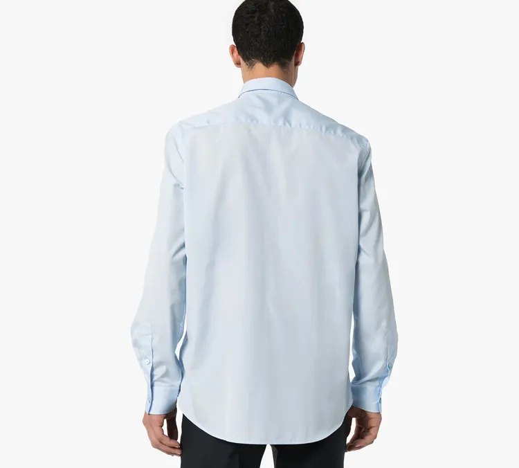 Burberry Shirt Men's Light Blue-3