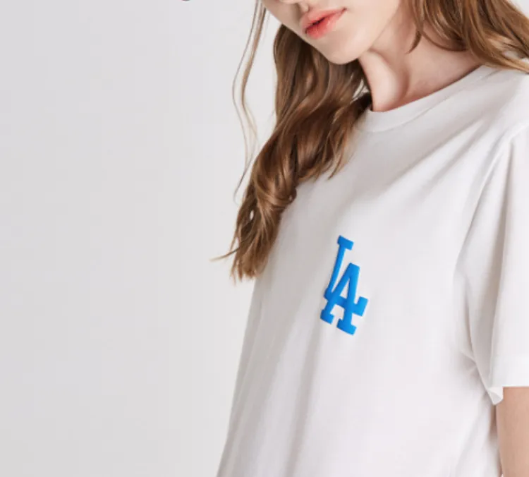 MLB Los Angeles Dodgers T Shirts Unisex White-3