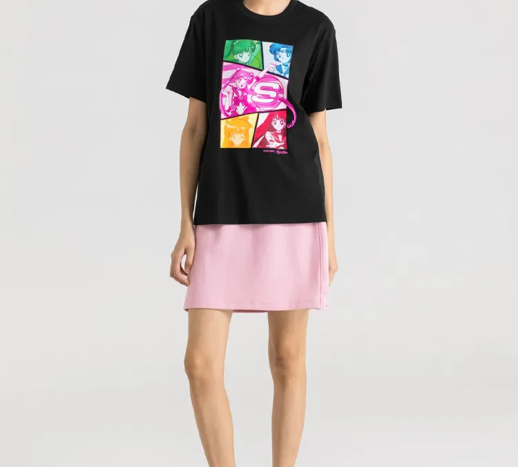 Skechers SS20 Straight T-Shirt Women's Pitch Black-3