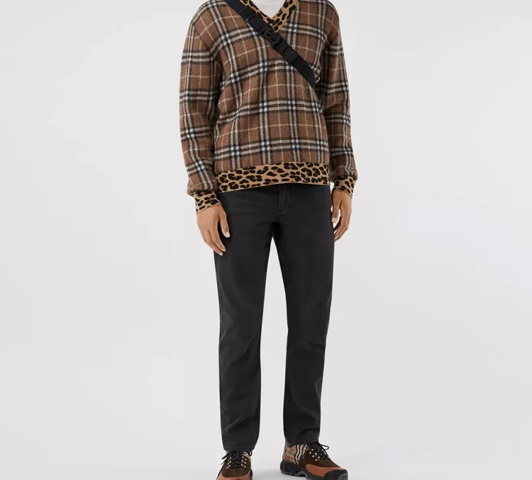Burberry Jeans Men Black-3