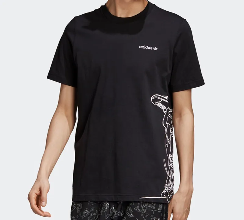 Adidas Originals T Shirt Men's Black-2
