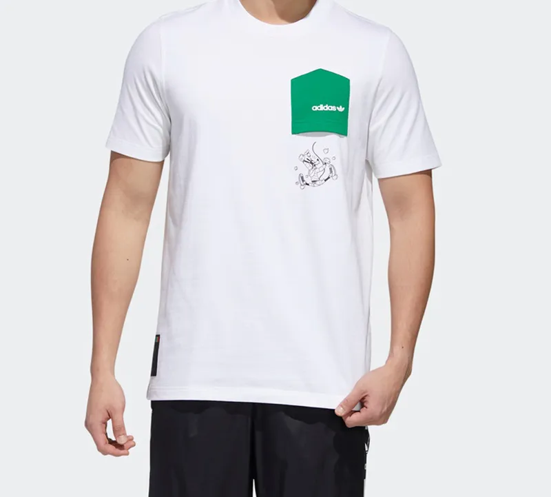 Adidas x Disney Co branded T Shirt Men's White-2