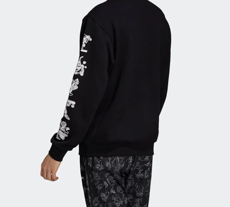Disney X Adidas Sweatshirts Men Black-5