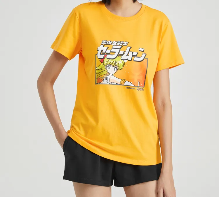 Skechers T Shirt Women's Citrus Orange-2