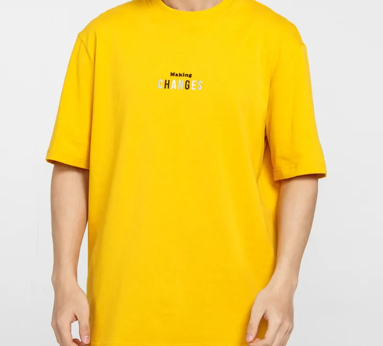 PUMA T Shirts Men Gold-3