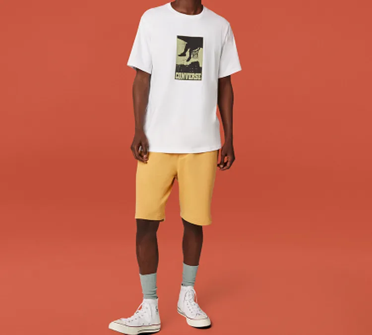 Converse T Shirts Men White-2