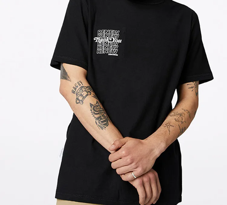 Converse T Shirt Men's Ink Black-2