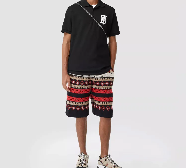 Burberry Tb Motif Polo Shirt-2