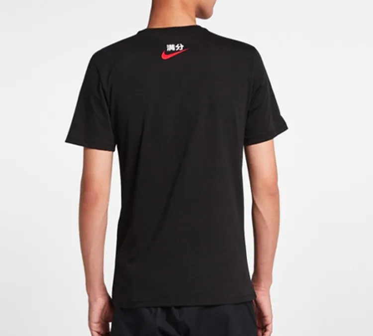 Nike T Shirts Men Black-3