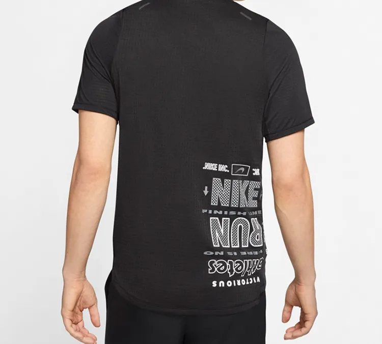 Nike T Shirts Men Black-2
