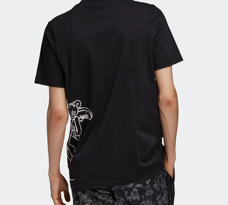 Adidas Originals T Shirt Men's Black-5