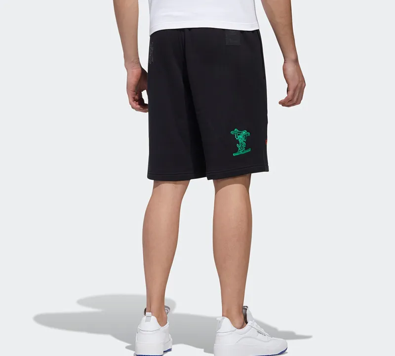 Disney X Adidas Casual Shorts Men Black-5