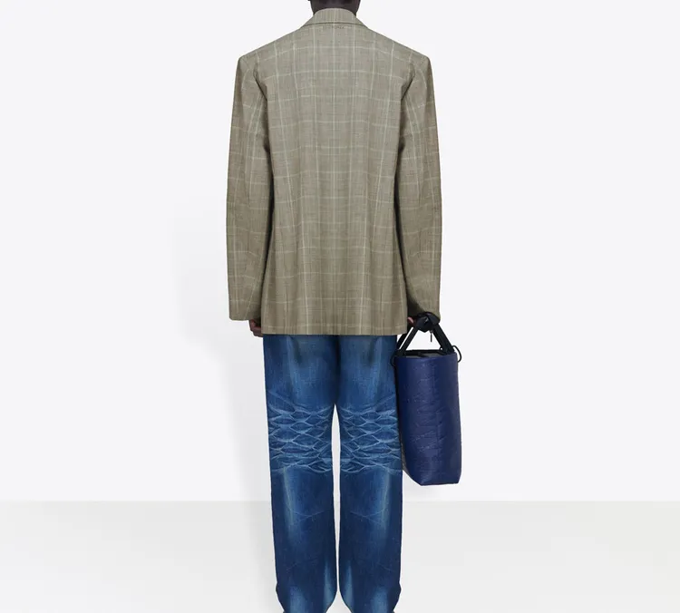 Balenciaga Jackets Coats Men's Black-4