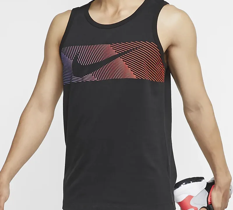 Nike Dri Fit Tank Tops Men Black-2