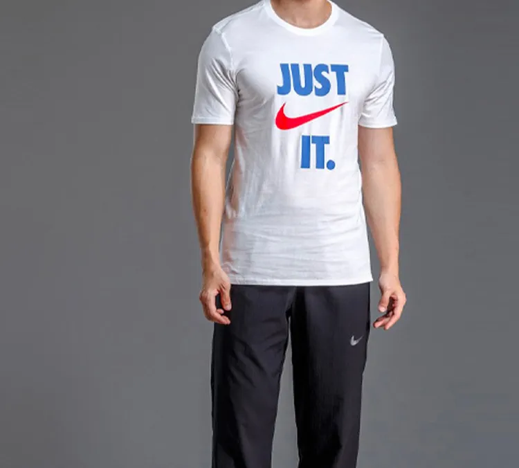 Nike T Shirts Men White-5