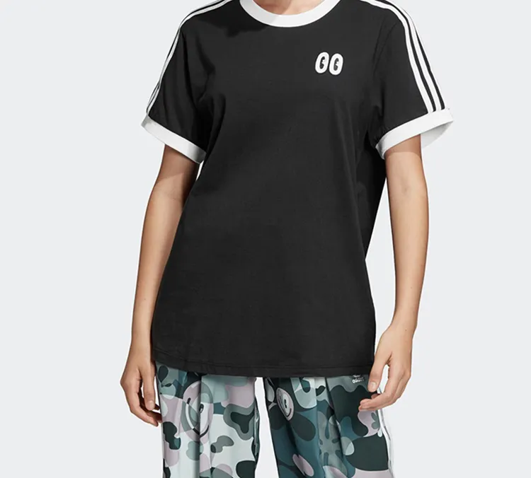 Adidas Originals T Shirt Women's Black-5
