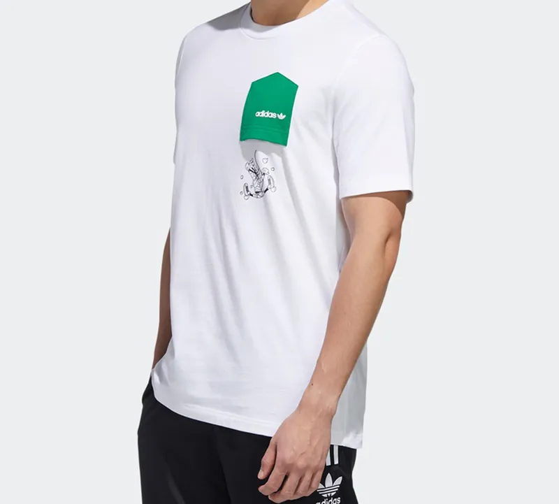 Adidas x Disney Co branded T Shirt Men's White-5