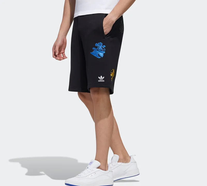 Disney X Adidas Casual Shorts Men Black-4