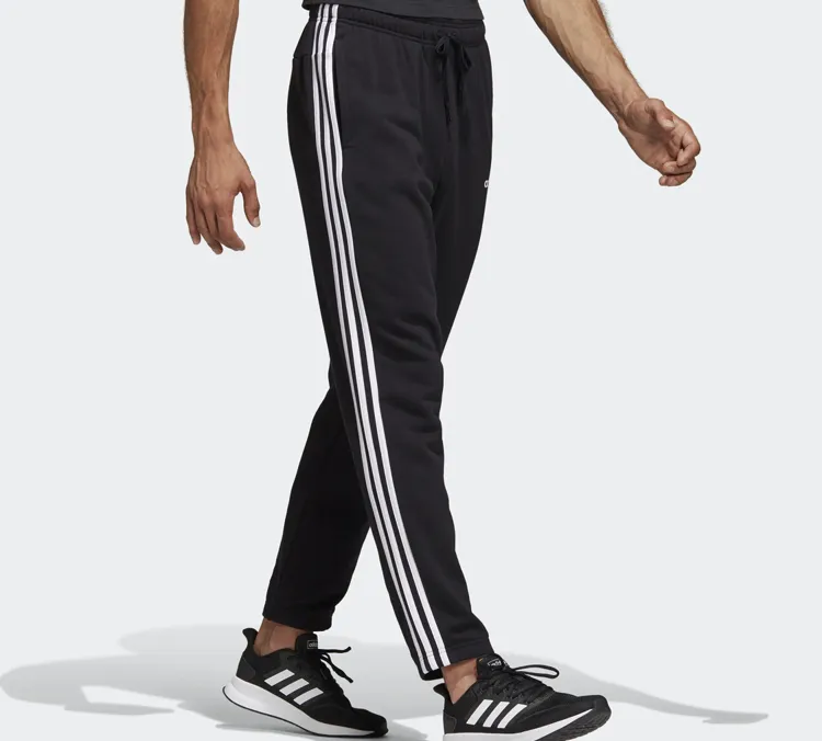 Adidas Knitted Sports Pants Men's Black-3