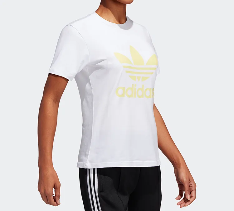 Adidas Originals Set in Sleeve T Shirt Women's White-5