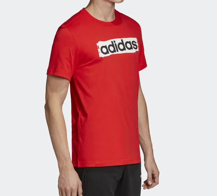 Adidas T Shirts Men Red-4