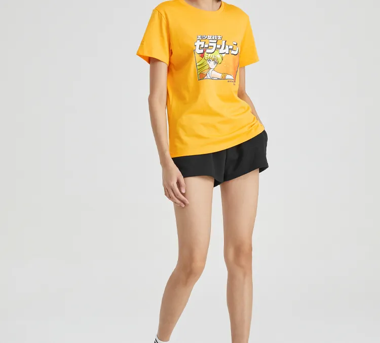 Skechers T Shirt Women's Citrus Orange-4